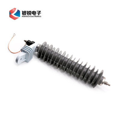 Outdoor Electrical Equipment Silicone Rubber Lightning Arrester 33KV Surge Arrester YH5W